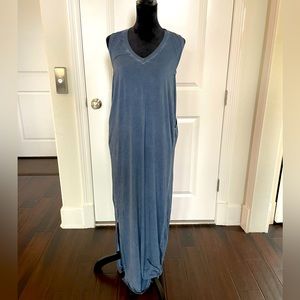 Light weight bohemian blue dress